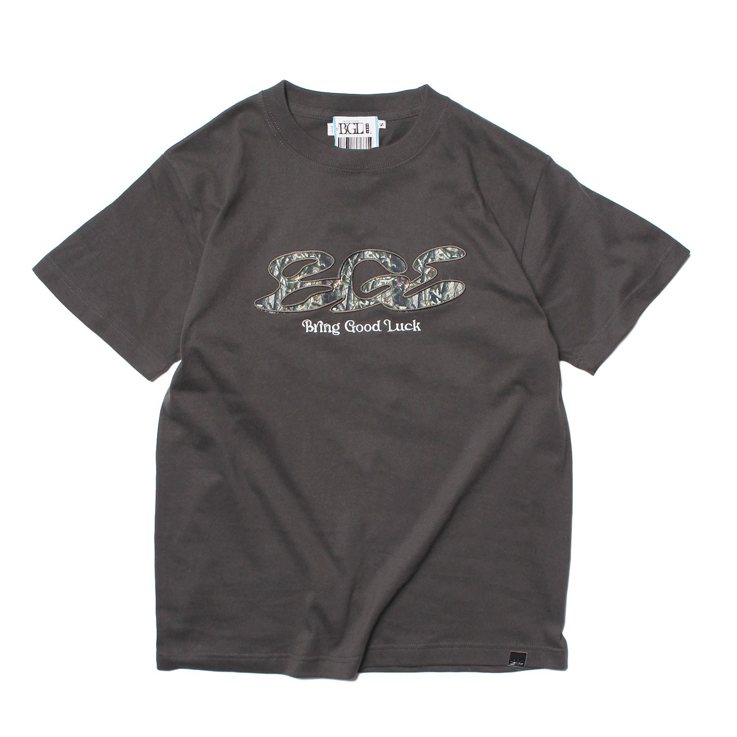 TREE CAMO LOGO TEE -BLACK-