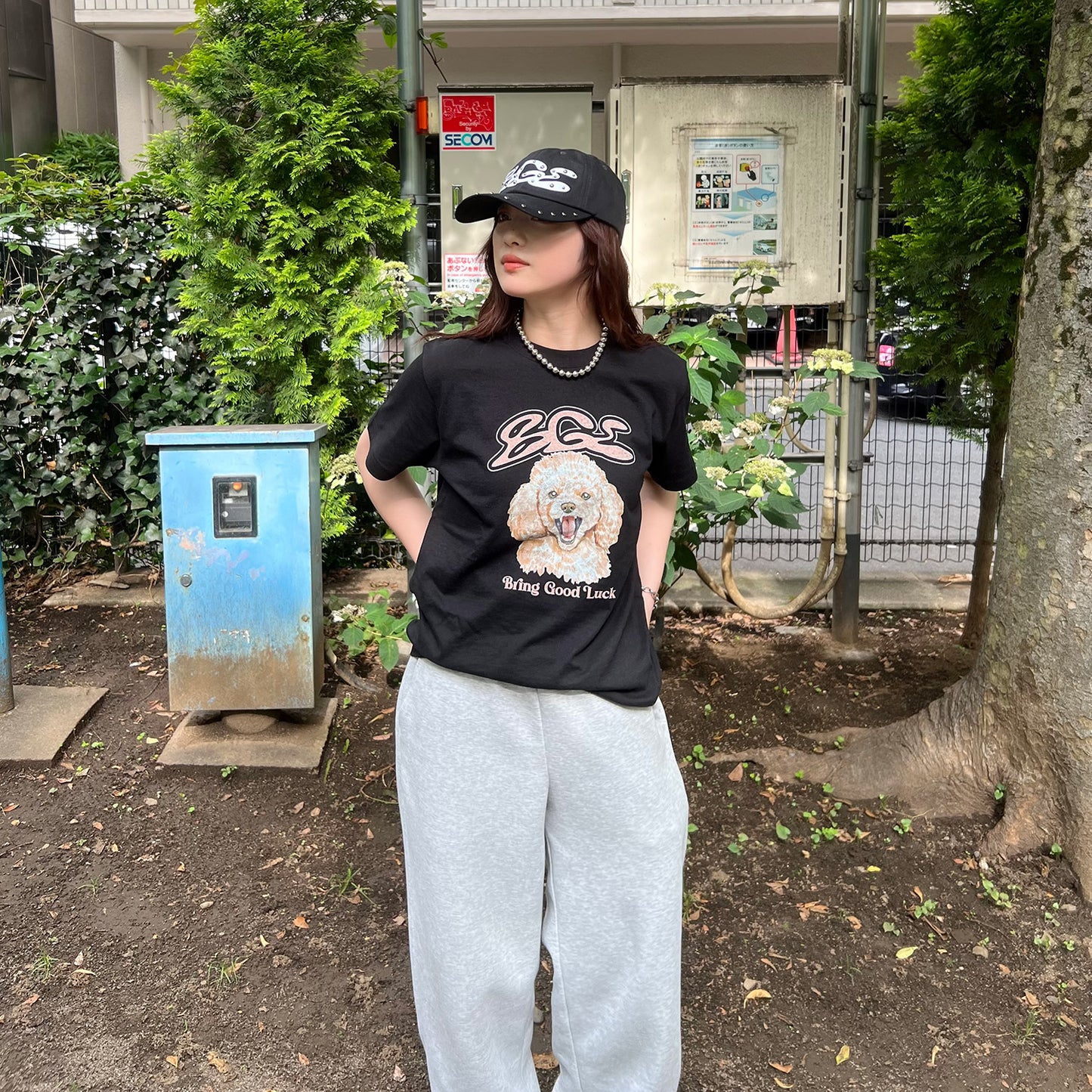 BGL DOG TEE -BLACK-