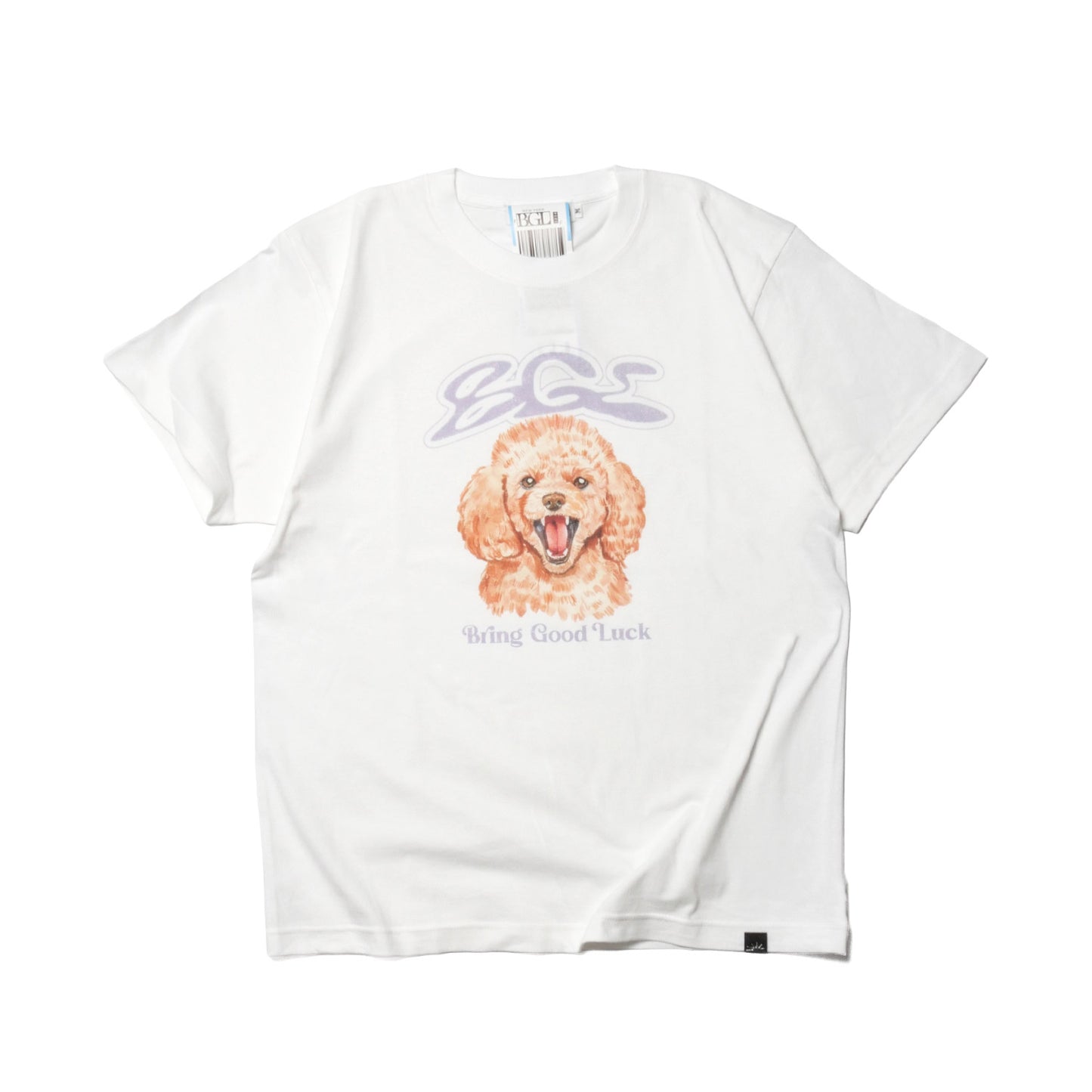 BGL DOG TEE -WHITE-