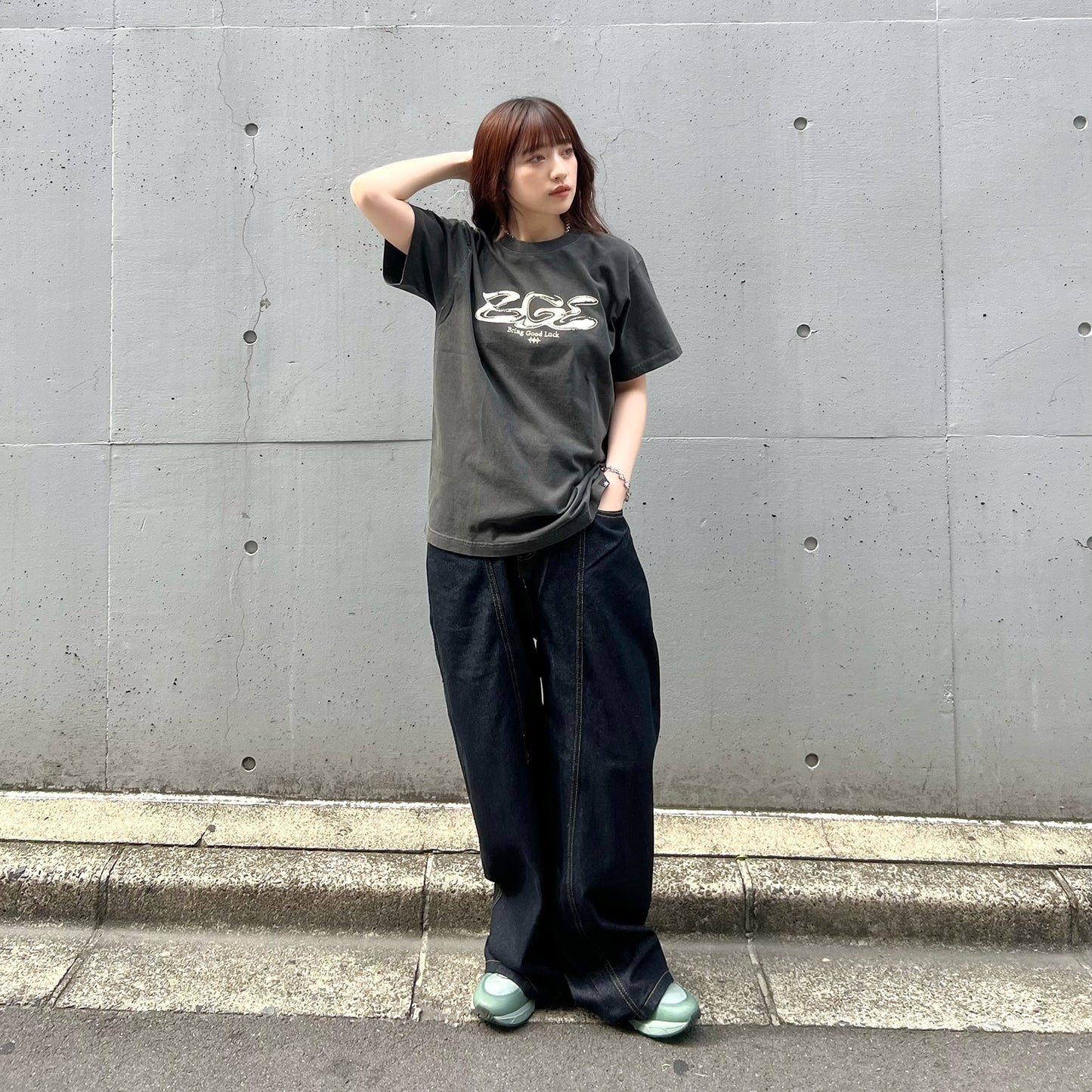 DENIM PANTS -INDIGO-