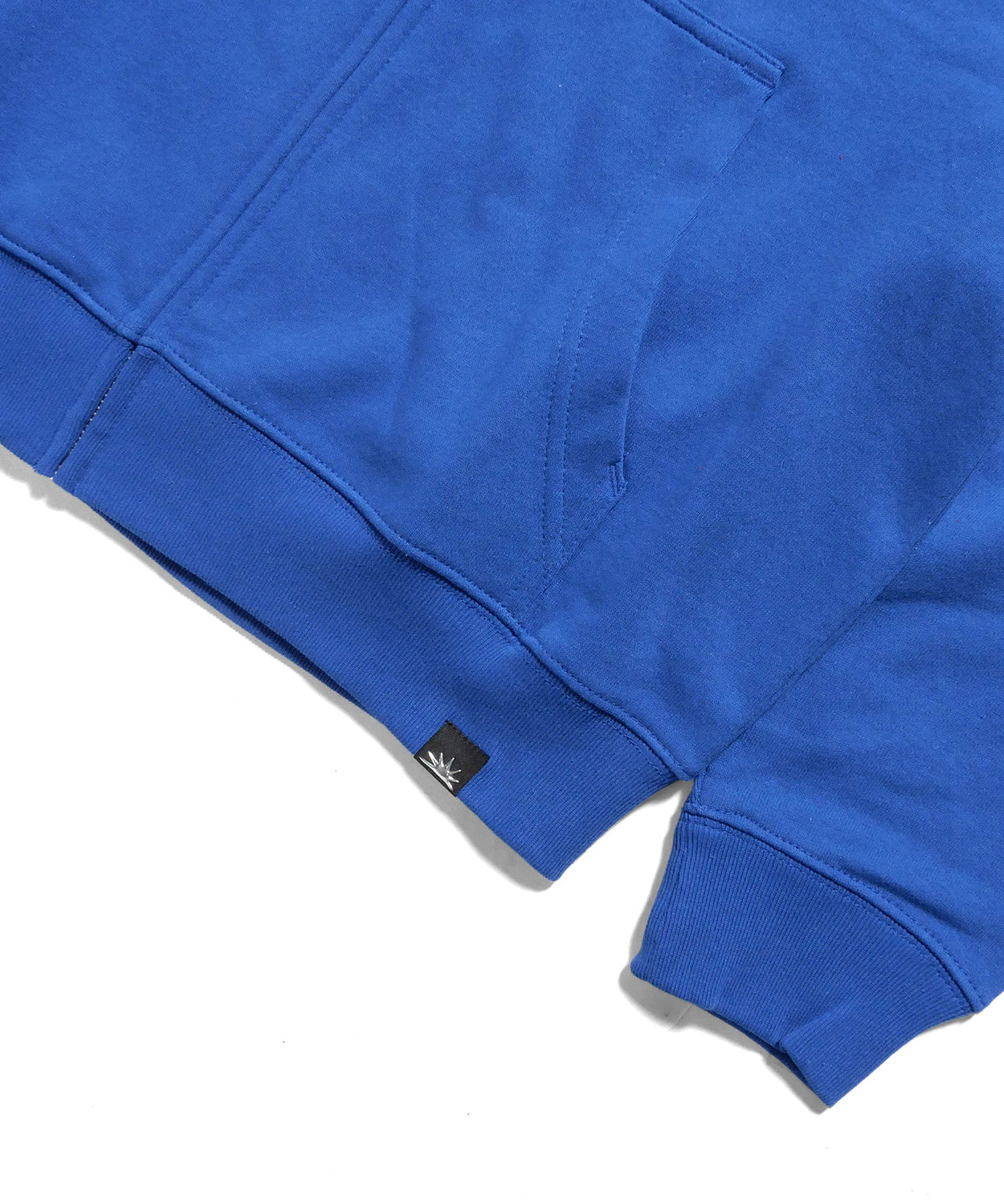 SCRIPT LOGO ZIP PARKA -BLUE-