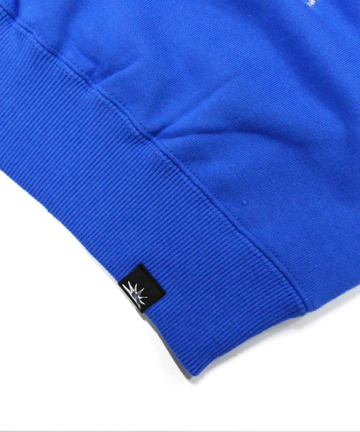 TEXT RHINESTONE SWEAT -BLUE-