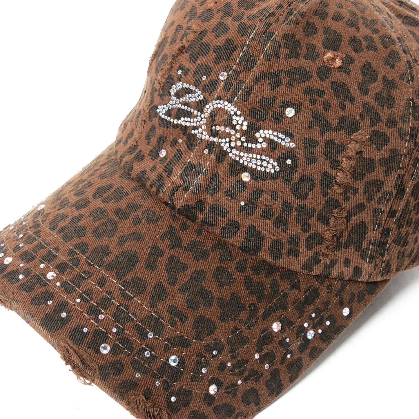 LEOPARD CAP -KHAKI-