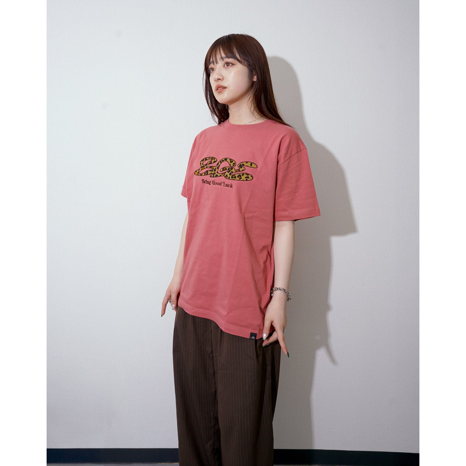 LEOPARD LOGO TEE -RED- – BGL ONLINE STORE