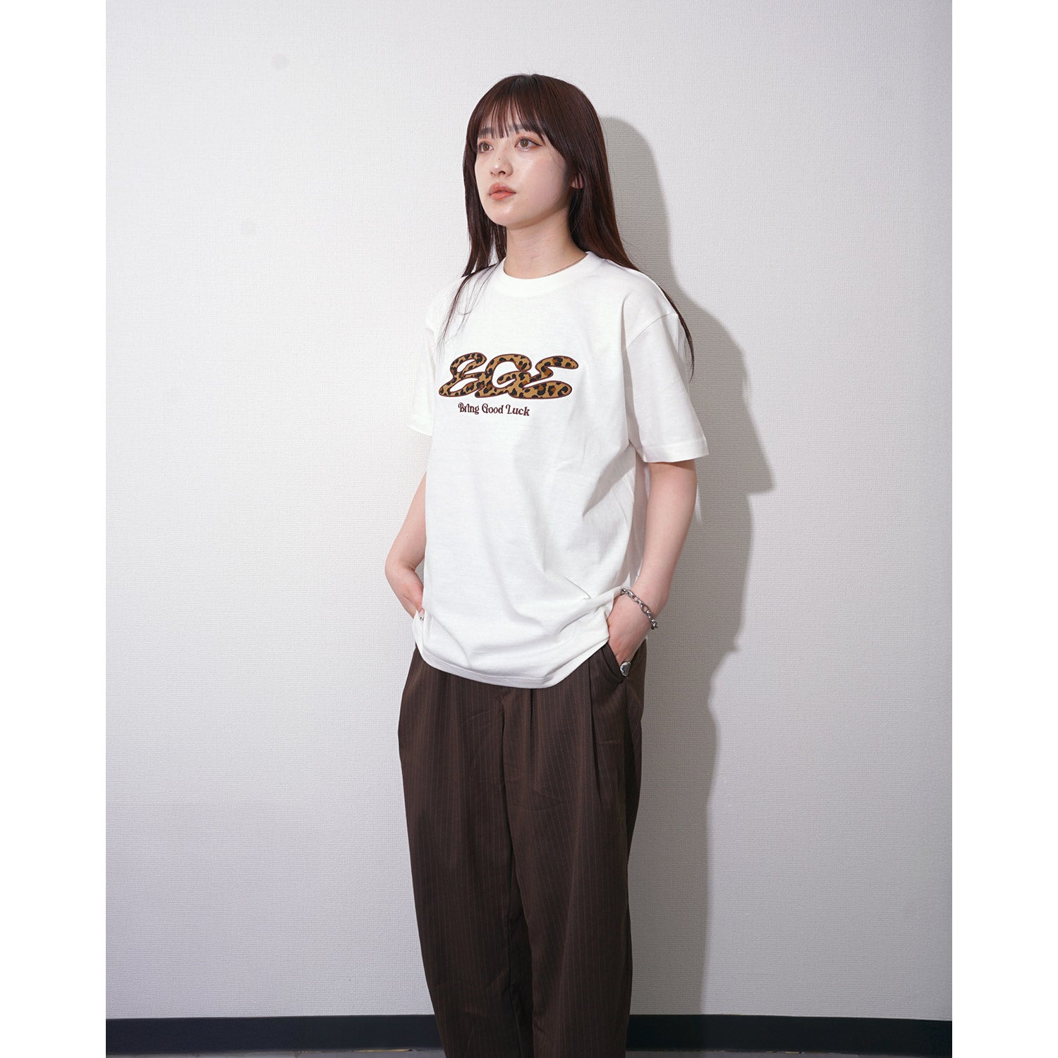 LEOPARD LOGO TEE -OFF WHITE- – BGL ONLINE STORE