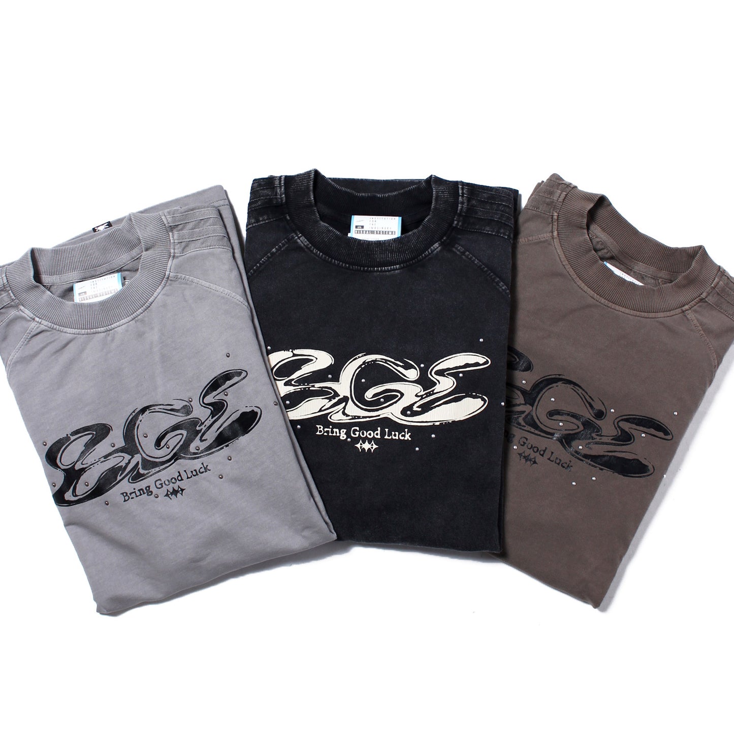 PIGMENT LS TEE -BLACK-