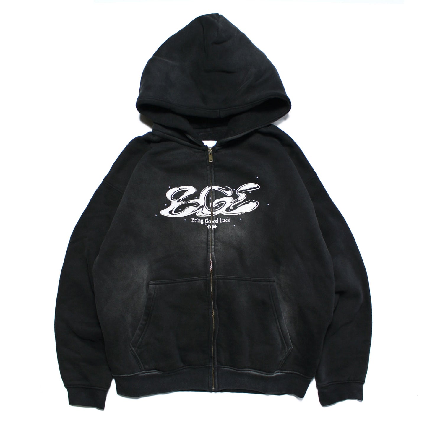 PIGMENT LOGO ZIP PARKA -BLACK-