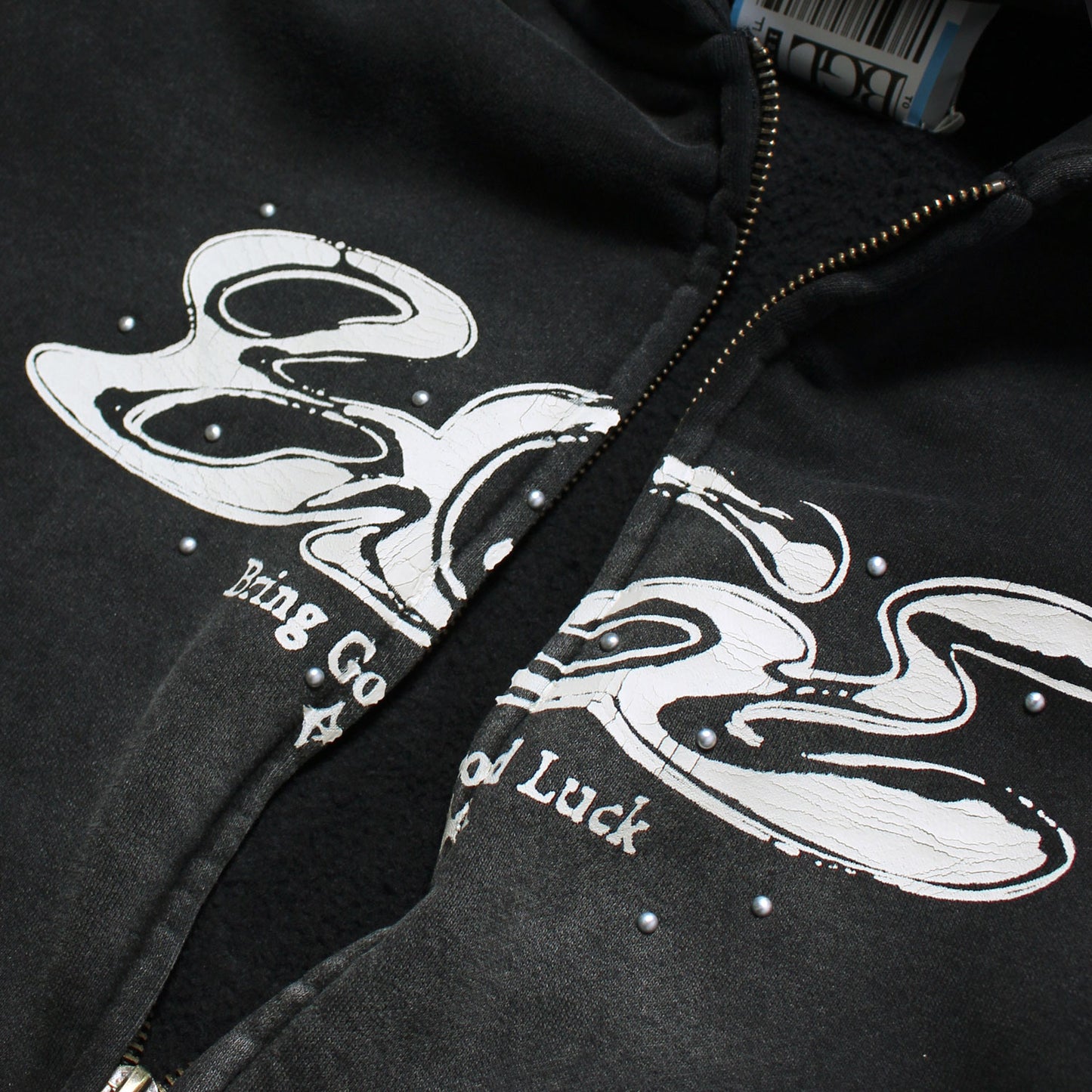 PIGMENT LOGO ZIP PARKA -BLACK-