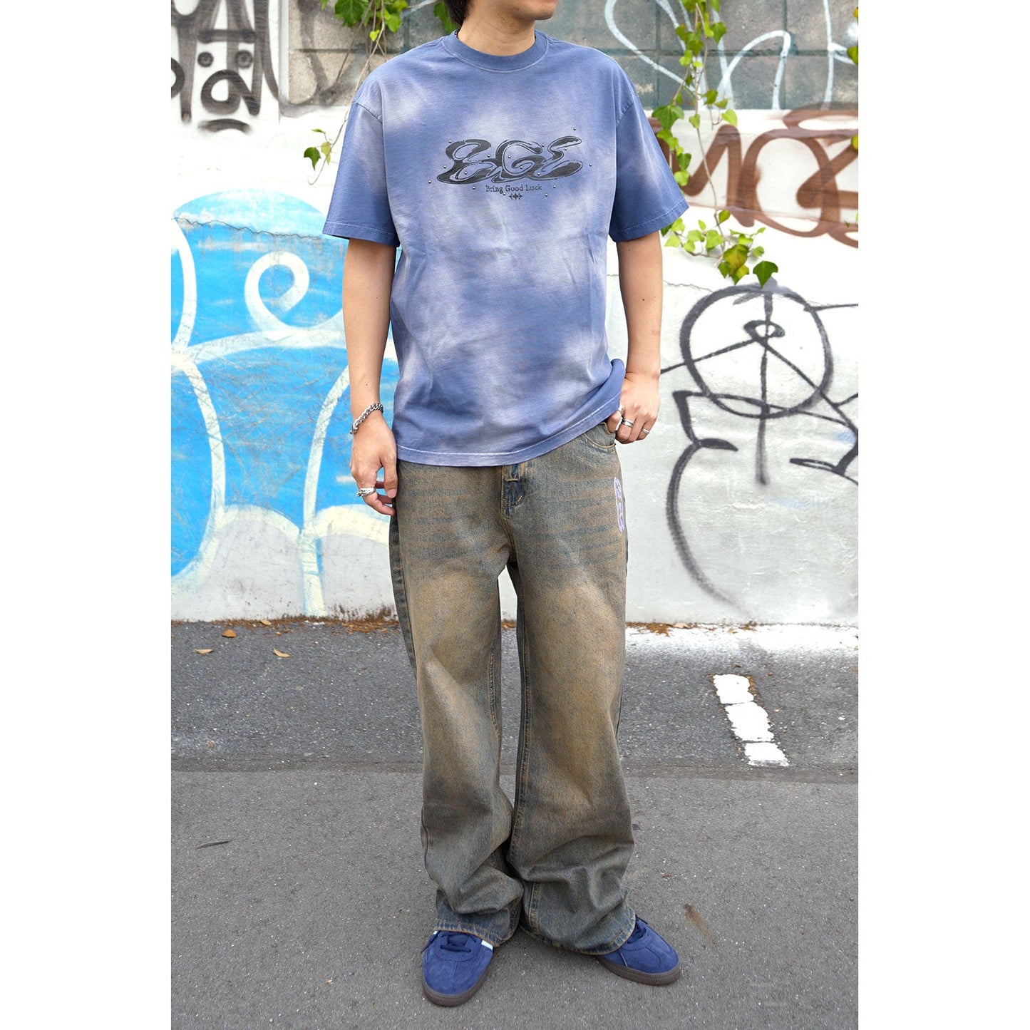 BGL LOGO TEE -BLUE-