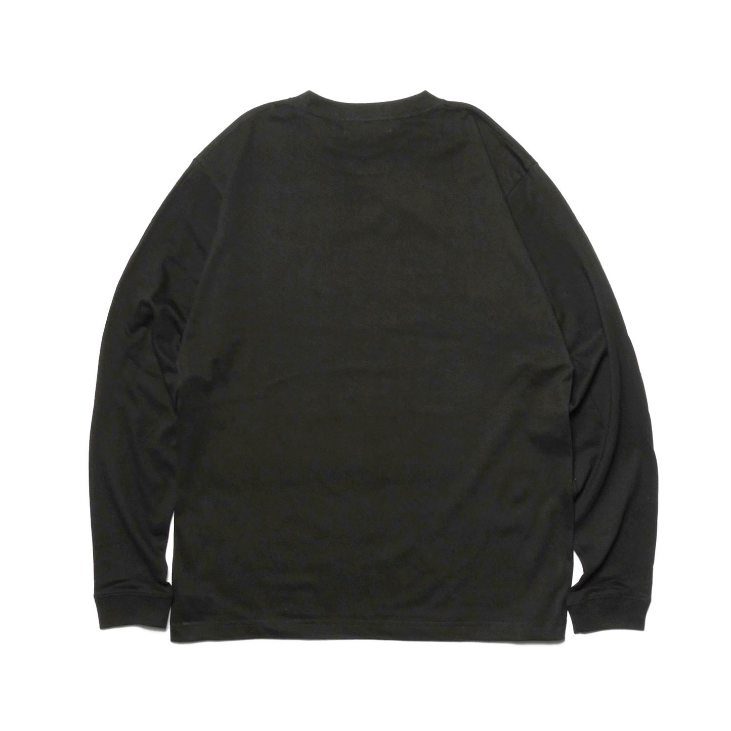 RHINESTONE LOGO LS TEE -BLACK-