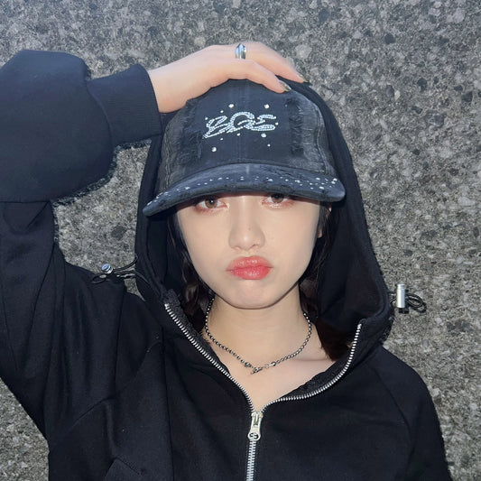 BGL LOGO DAMAGE CAP -BLACK-