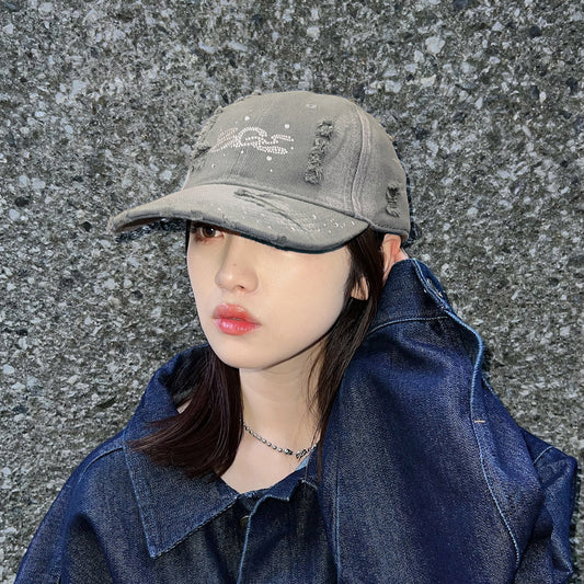 BGL LOGO DAMAGE CAP -KHAKI-