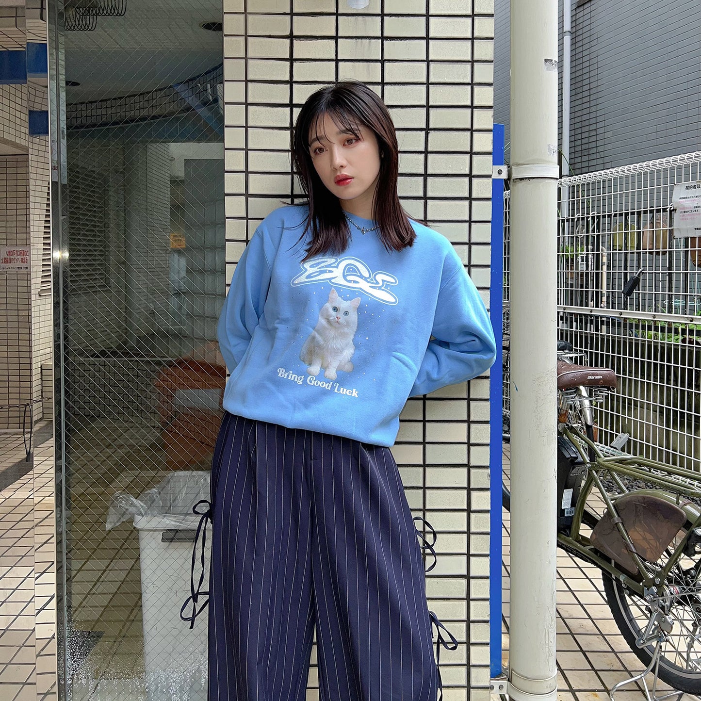 BGL CAT SWEAT -BLUE-
