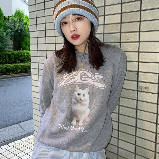 BGL CAT SWEAT -GREY-
