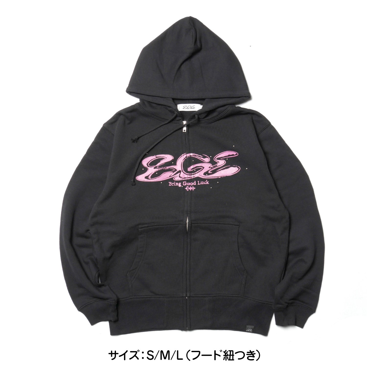 CRACK LOGO ZIP PARKA -BLACK- – BGL ONLINE STORE