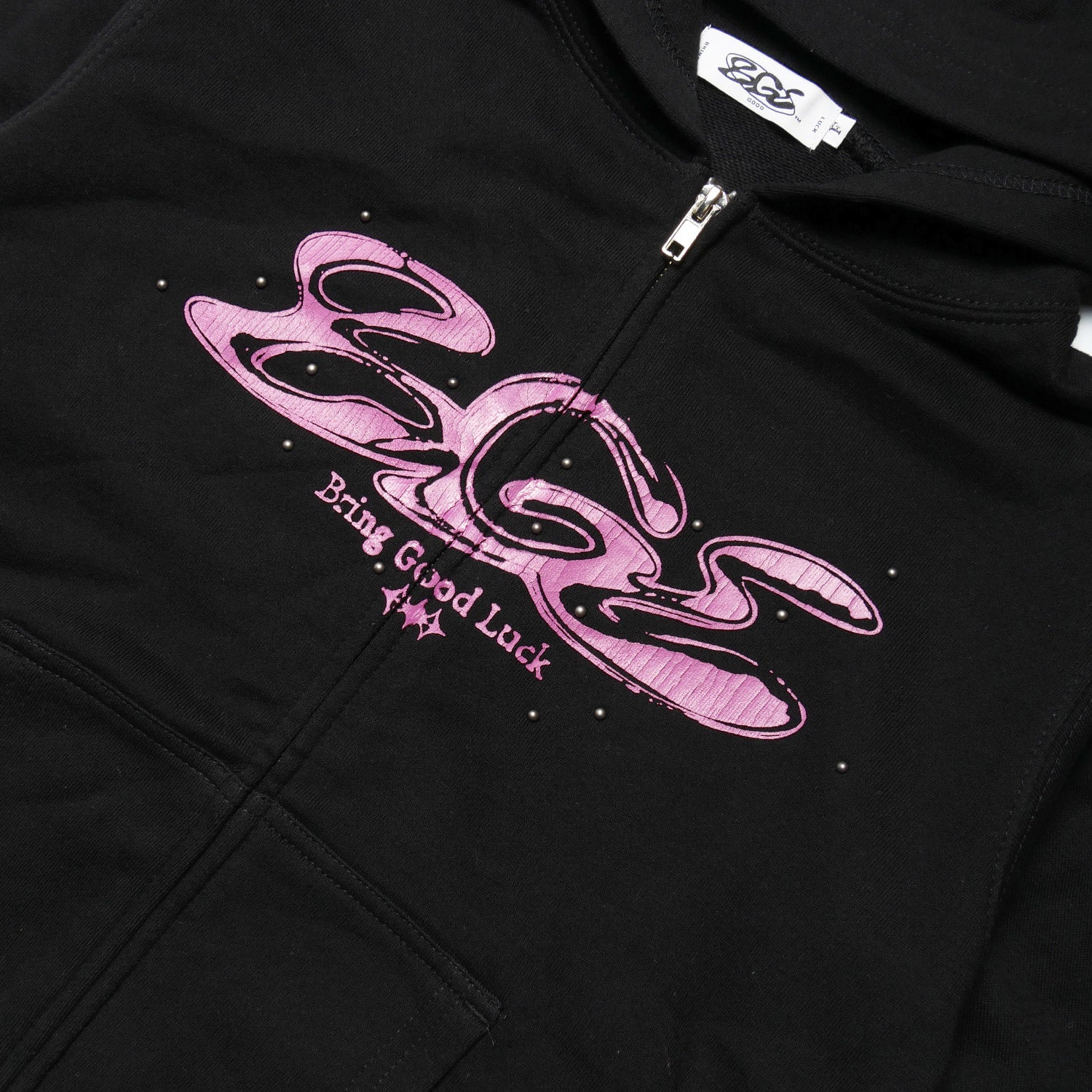 CRACK LOGO ZIP PARKA -BLACK- – BGL ONLINE STORE