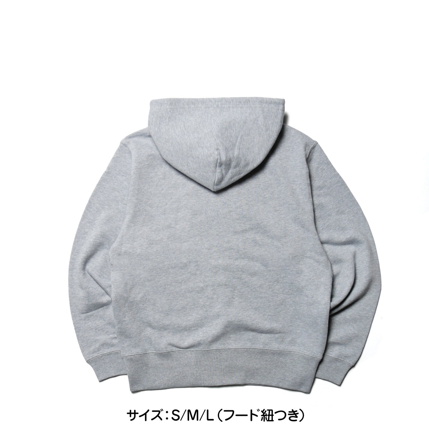 CRACK LOGO ZIP PARKA -GREY-
