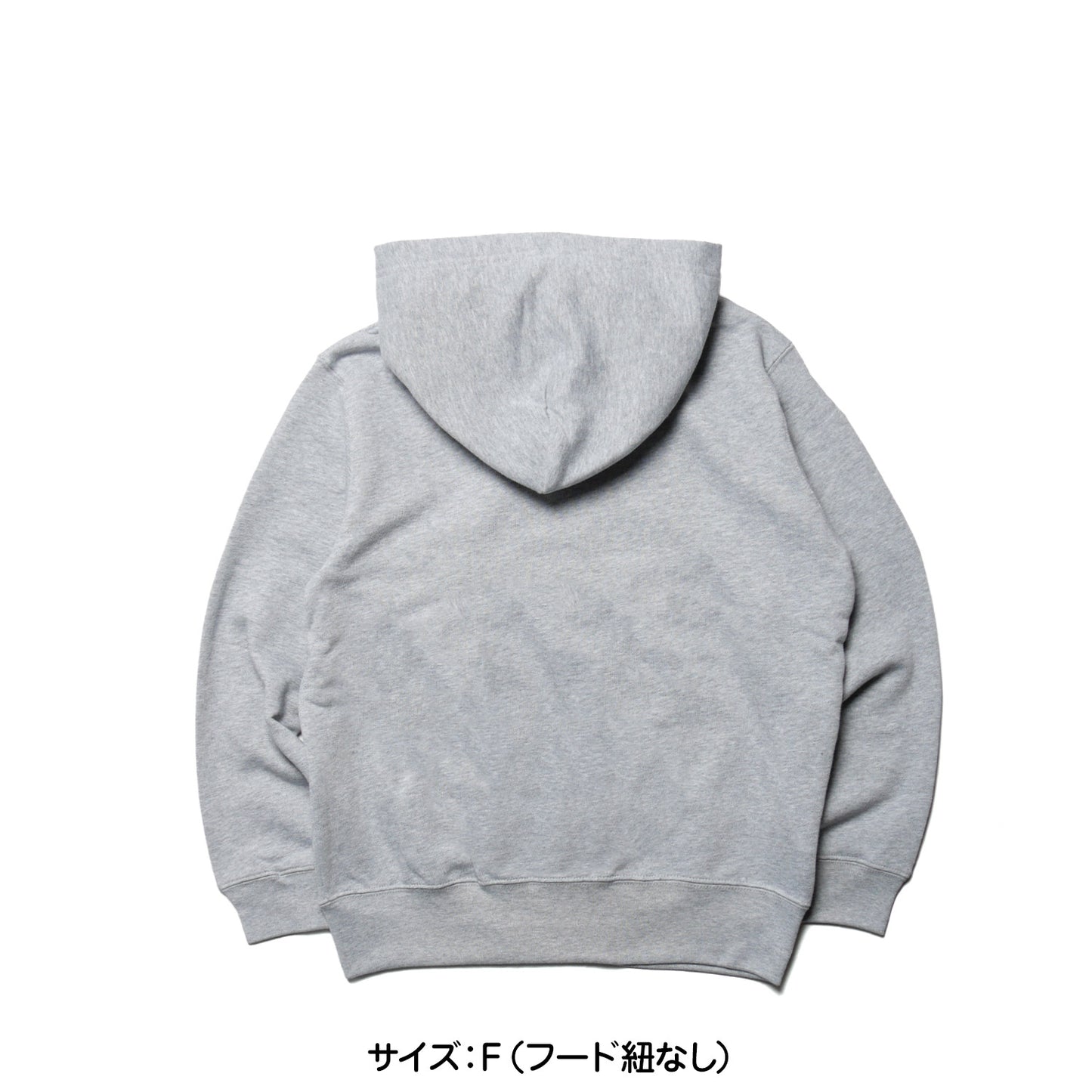 CRACK LOGO ZIP PARKA -GREY-