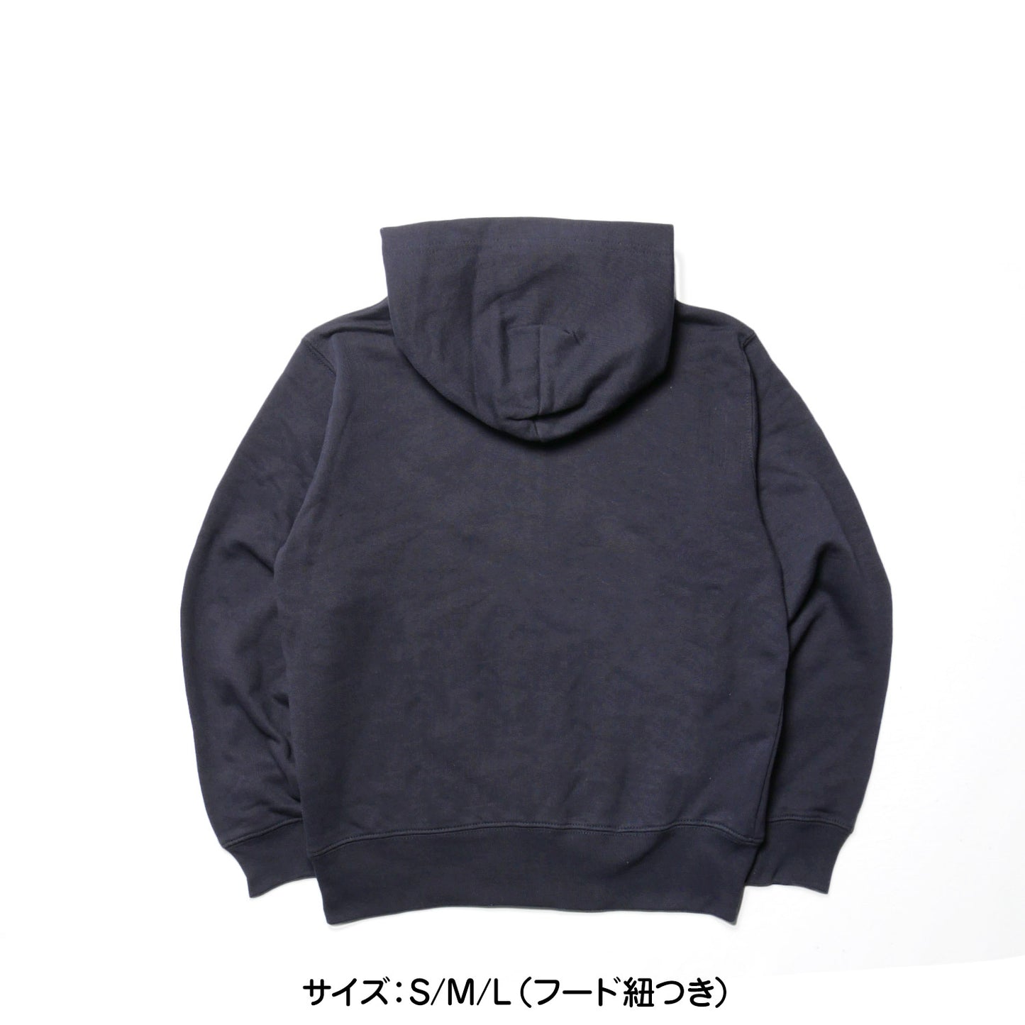 CRACK LOGO ZIP PARKA -NAVY-