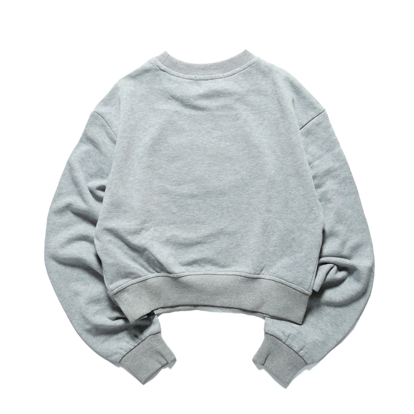 PINK LEOPARD LOGO SWEAT -GREY-