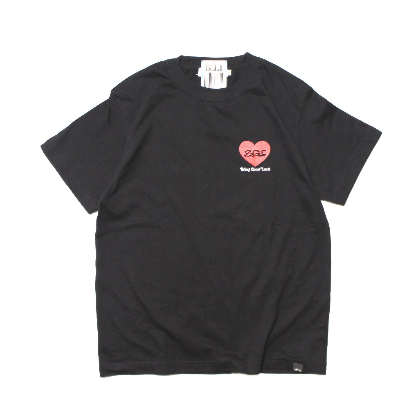 BIG HEART LOGO TEE -BLACK-
