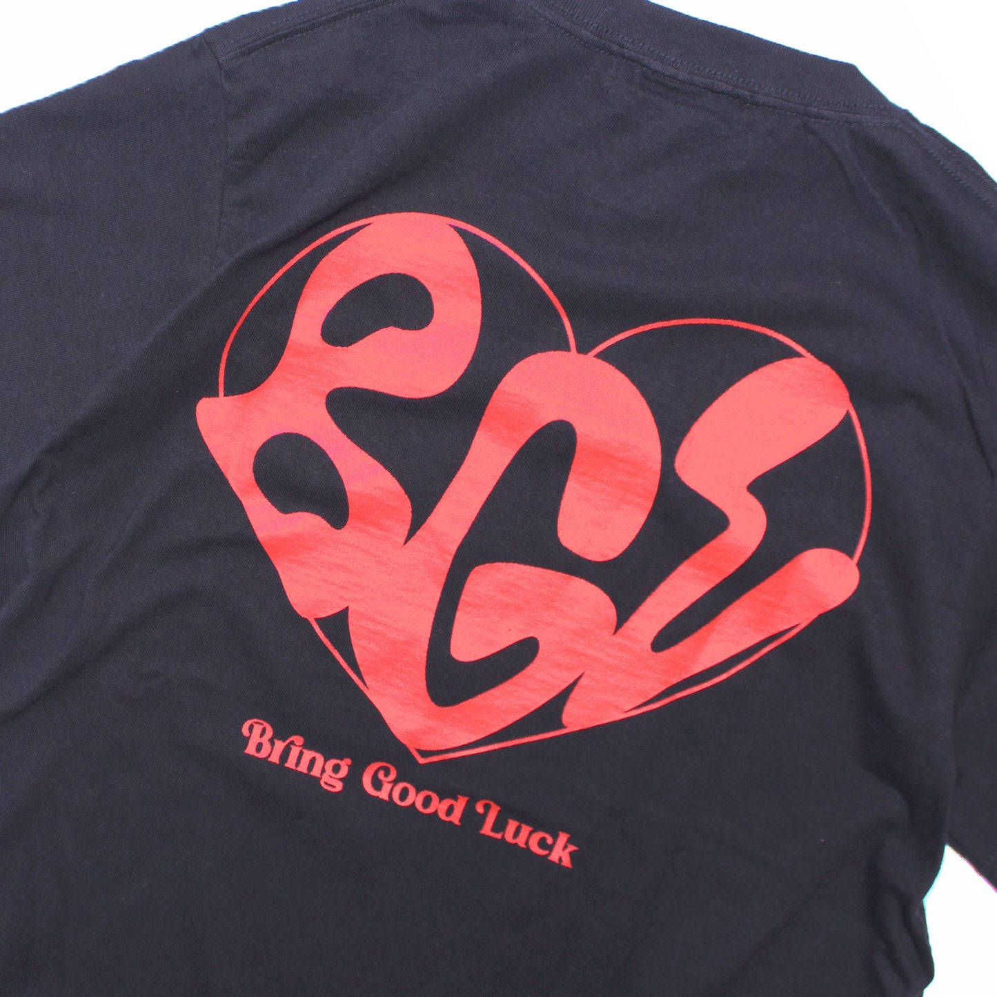 BIG HEART LOGO TEE -BLACK-