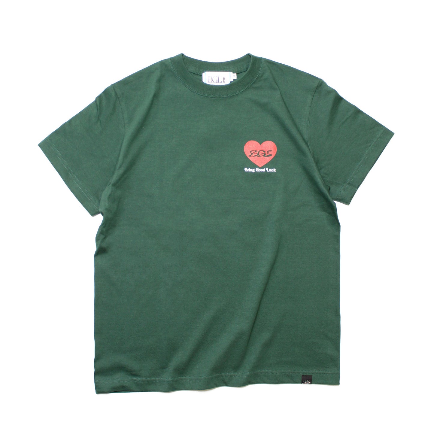 BIG HEART LOGO TEE -GREEN-