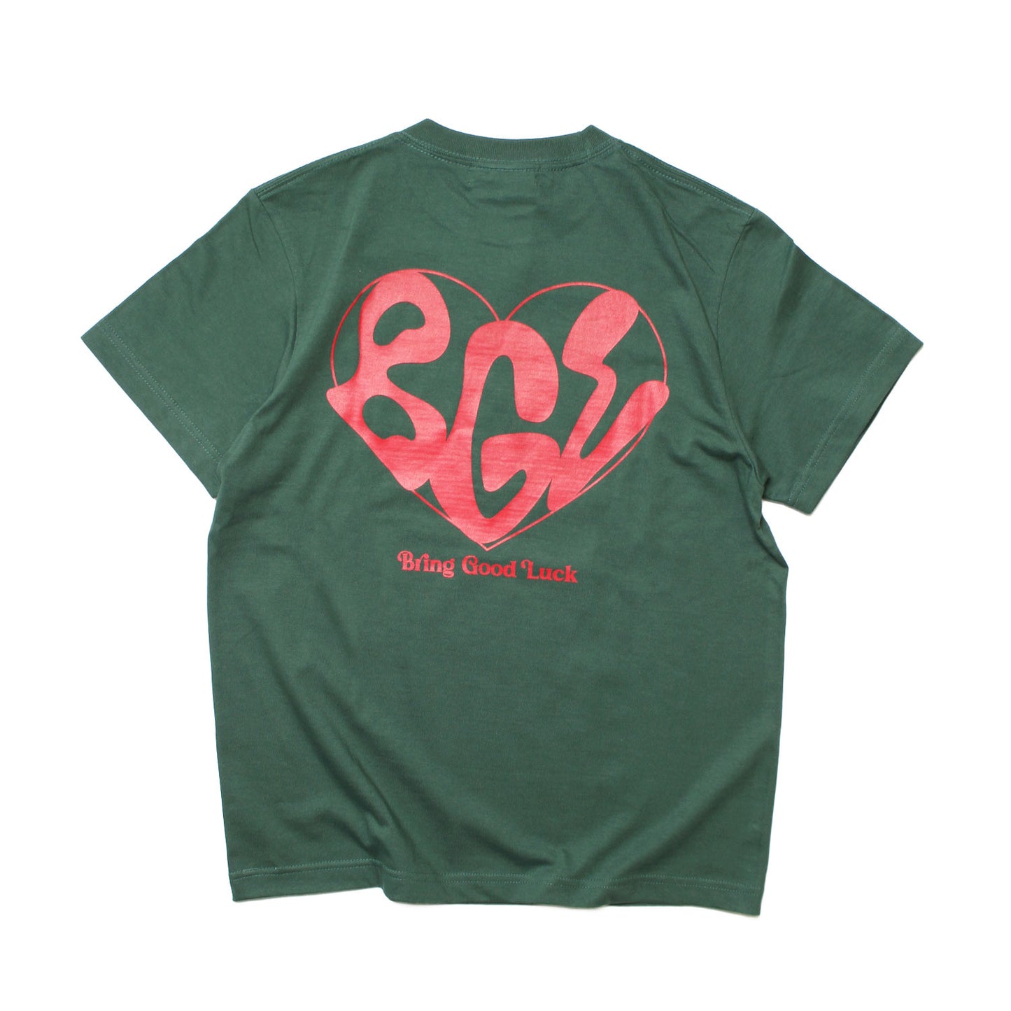BIG HEART LOGO TEE -GREEN-