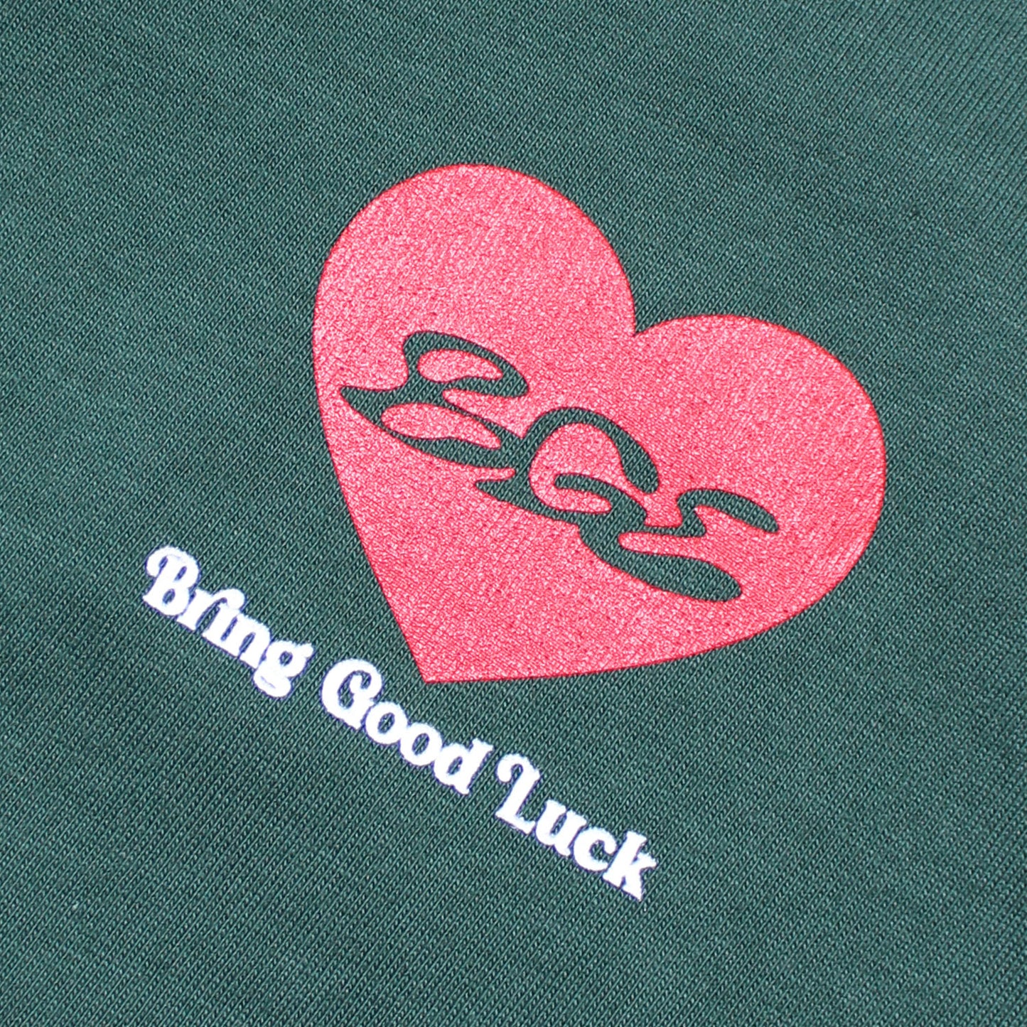 BIG HEART LOGO TEE -GREEN-
