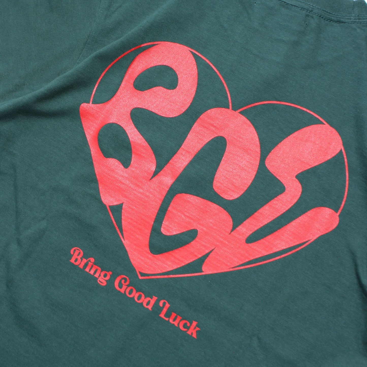 BIG HEART LOGO TEE -GREEN-