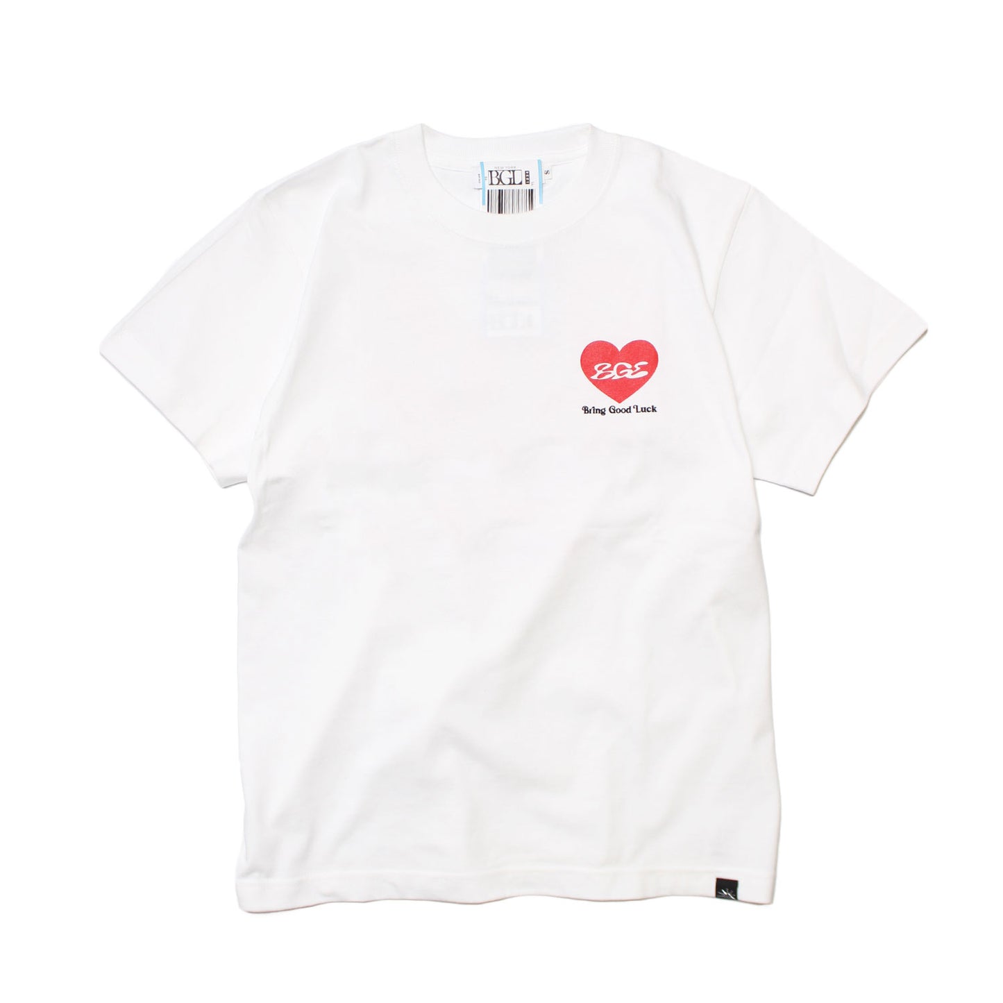 BIG HEART LOGO TEE -WHITE-