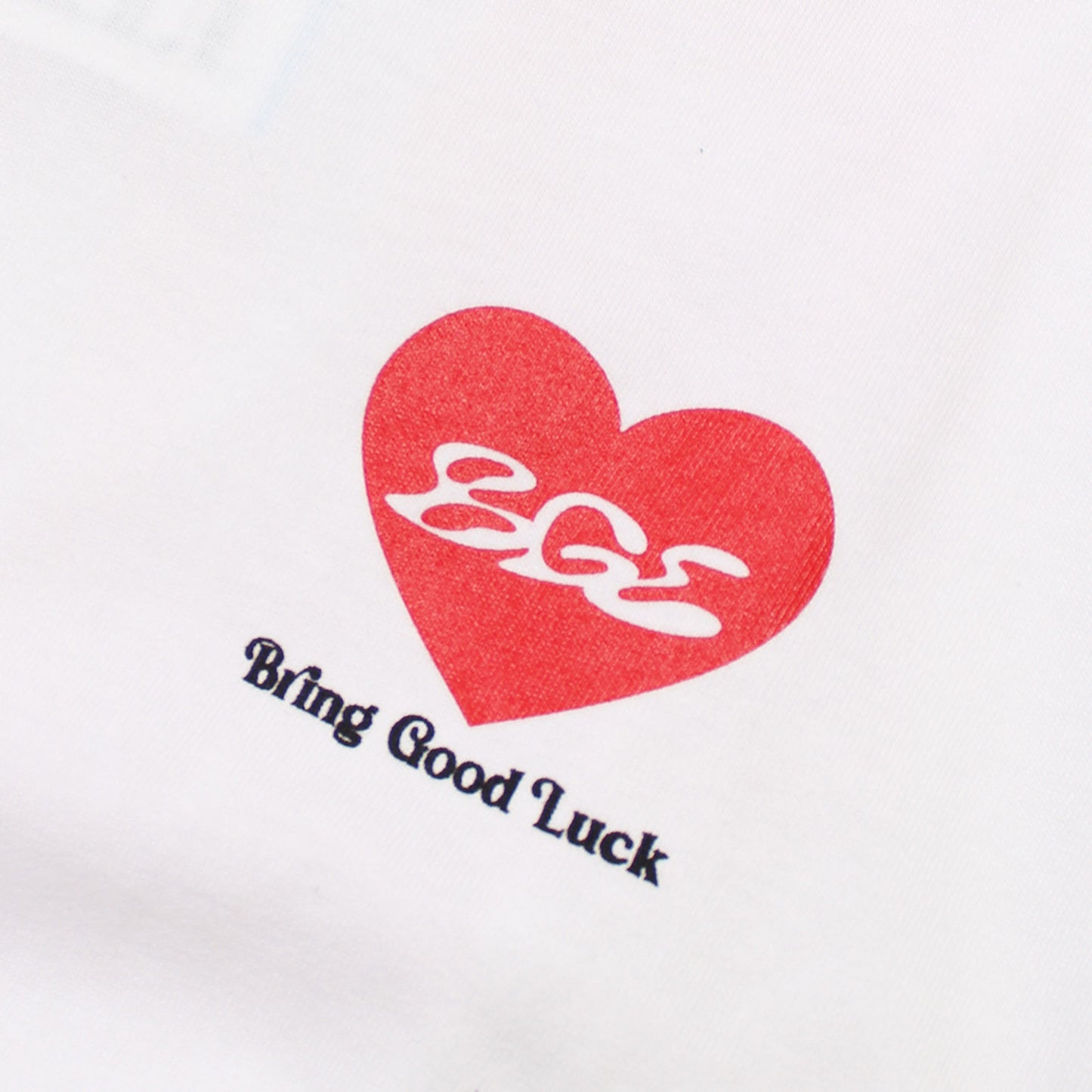BIG HEART LOGO TEE -WHITE-