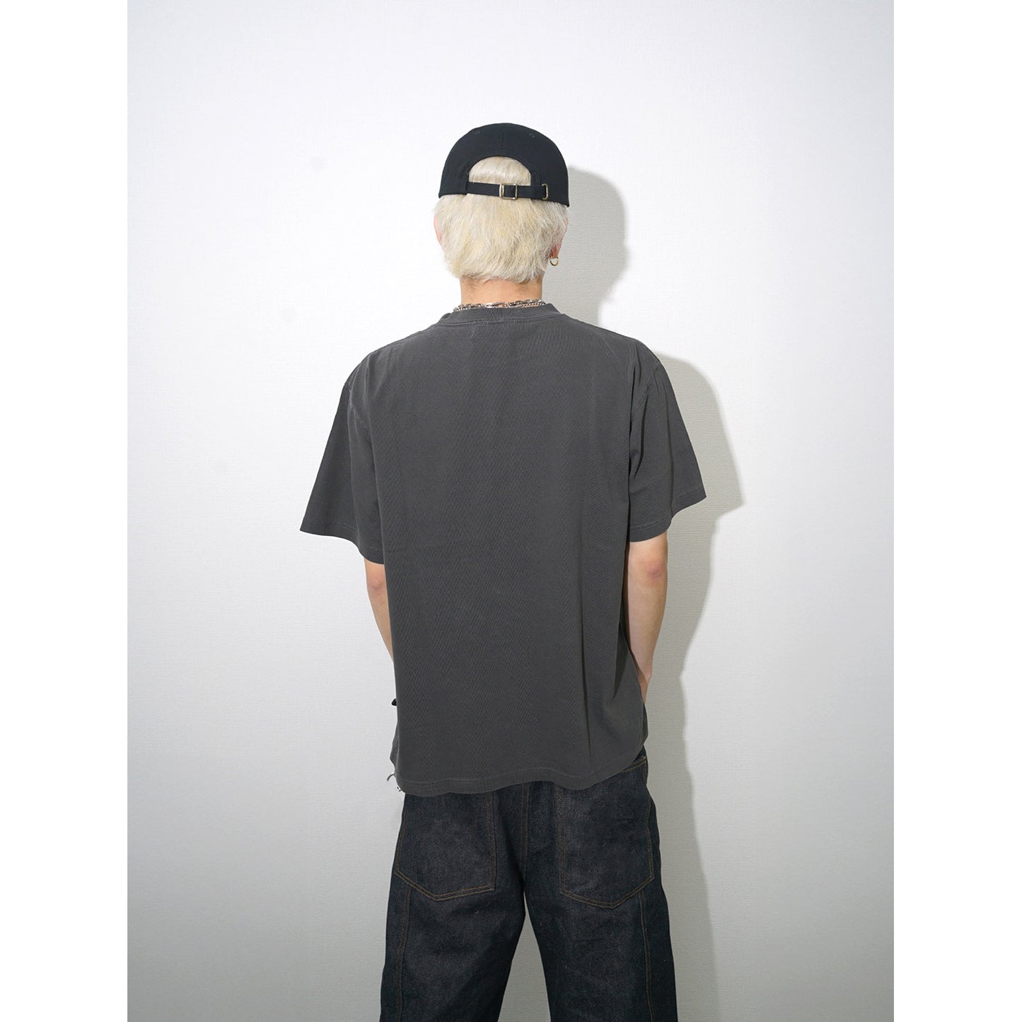 CRACK LOGO TEE -BLACK-