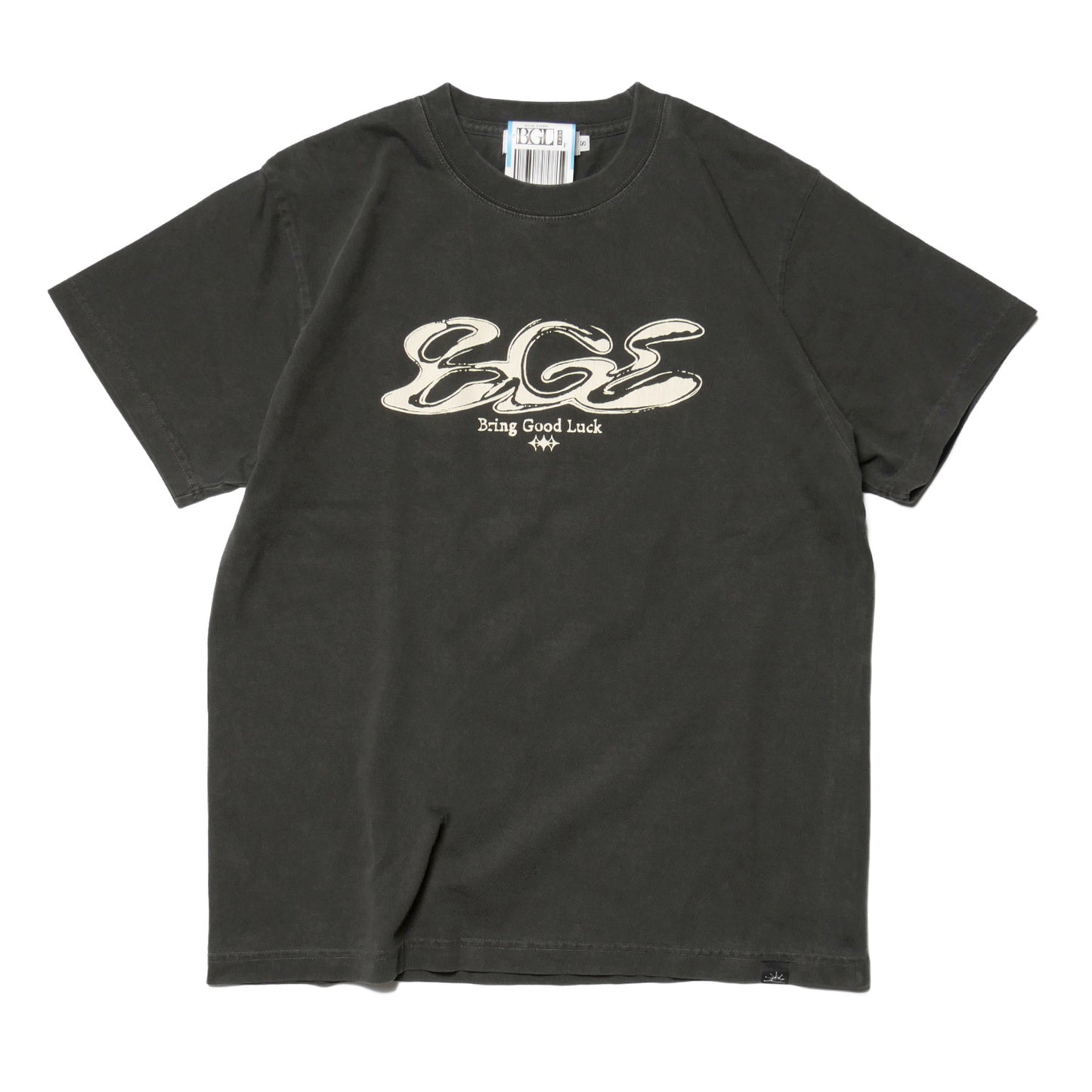 CRACK LOGO TEE -BLACK-