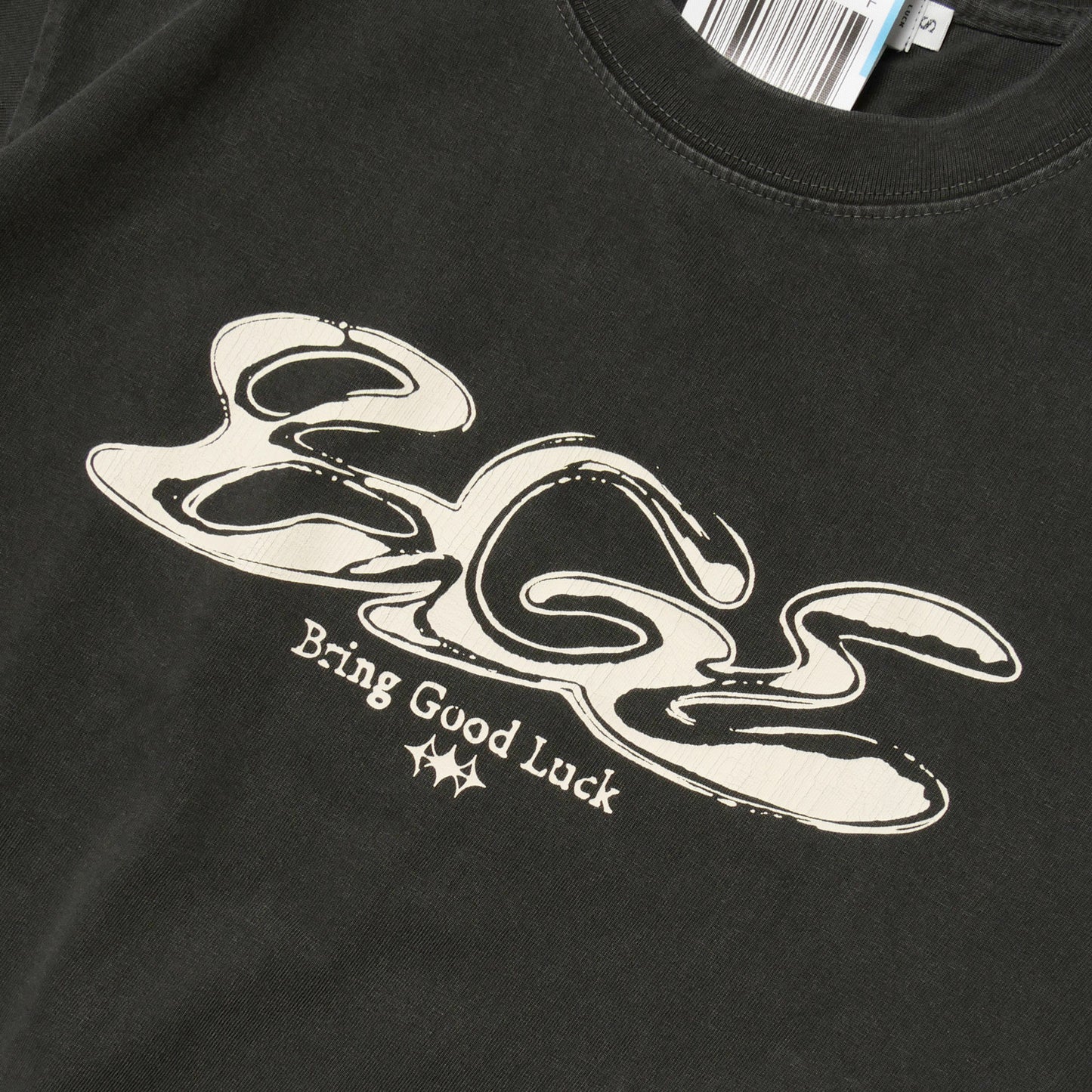 CRACK LOGO TEE -BLACK-