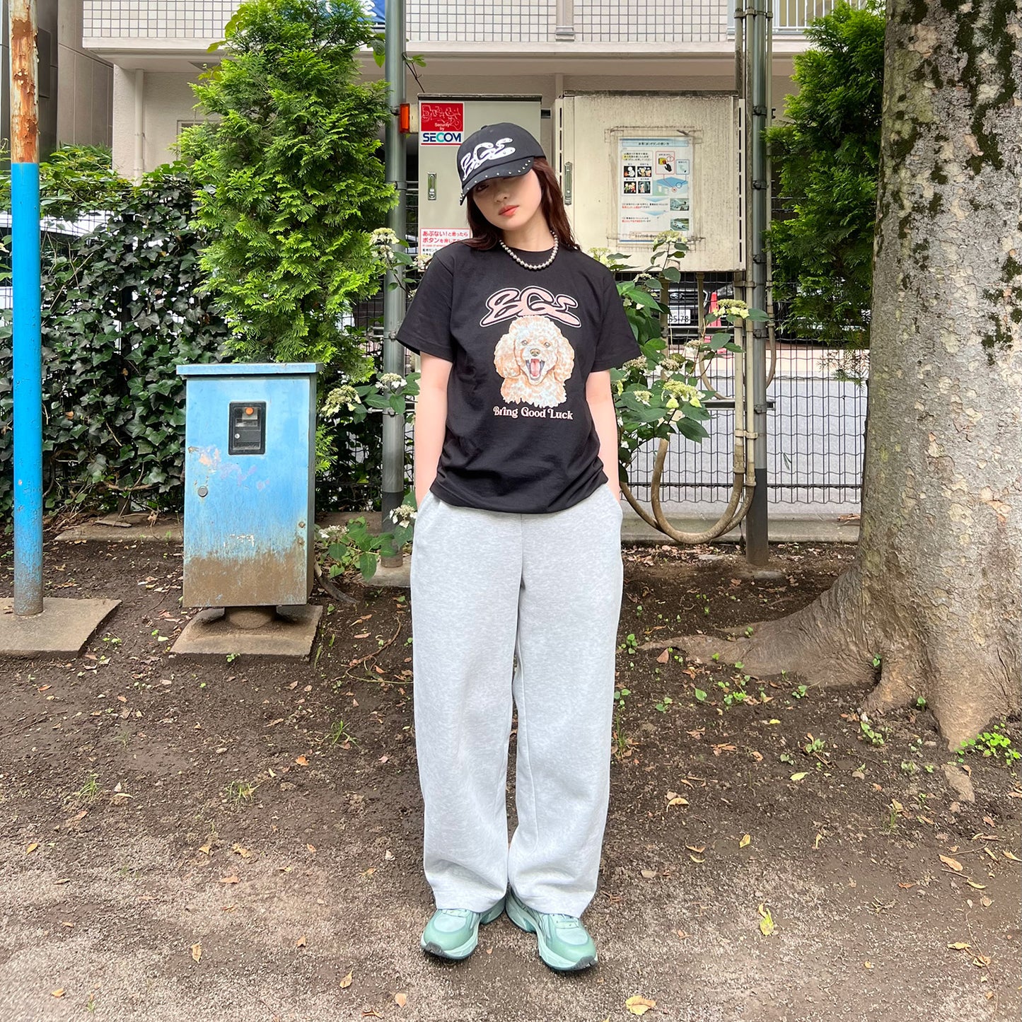 BGL DOG TEE -BLACK-