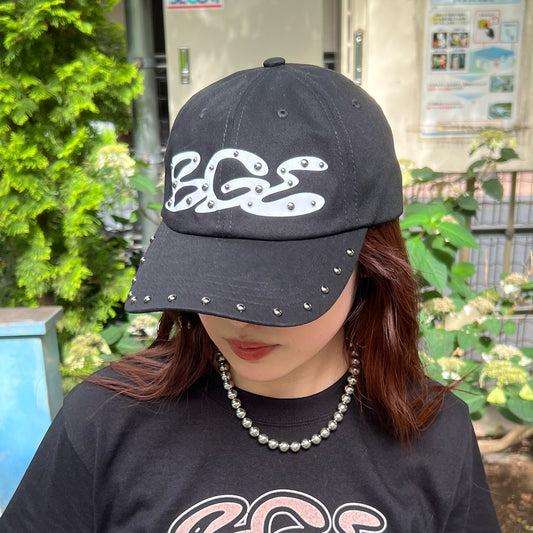 STUDS LOGO CAP -BLACK-