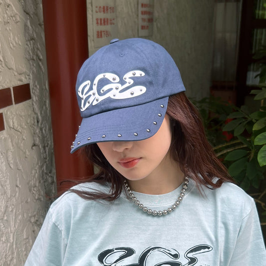 STUDS LOGO CAP -NAVY-
