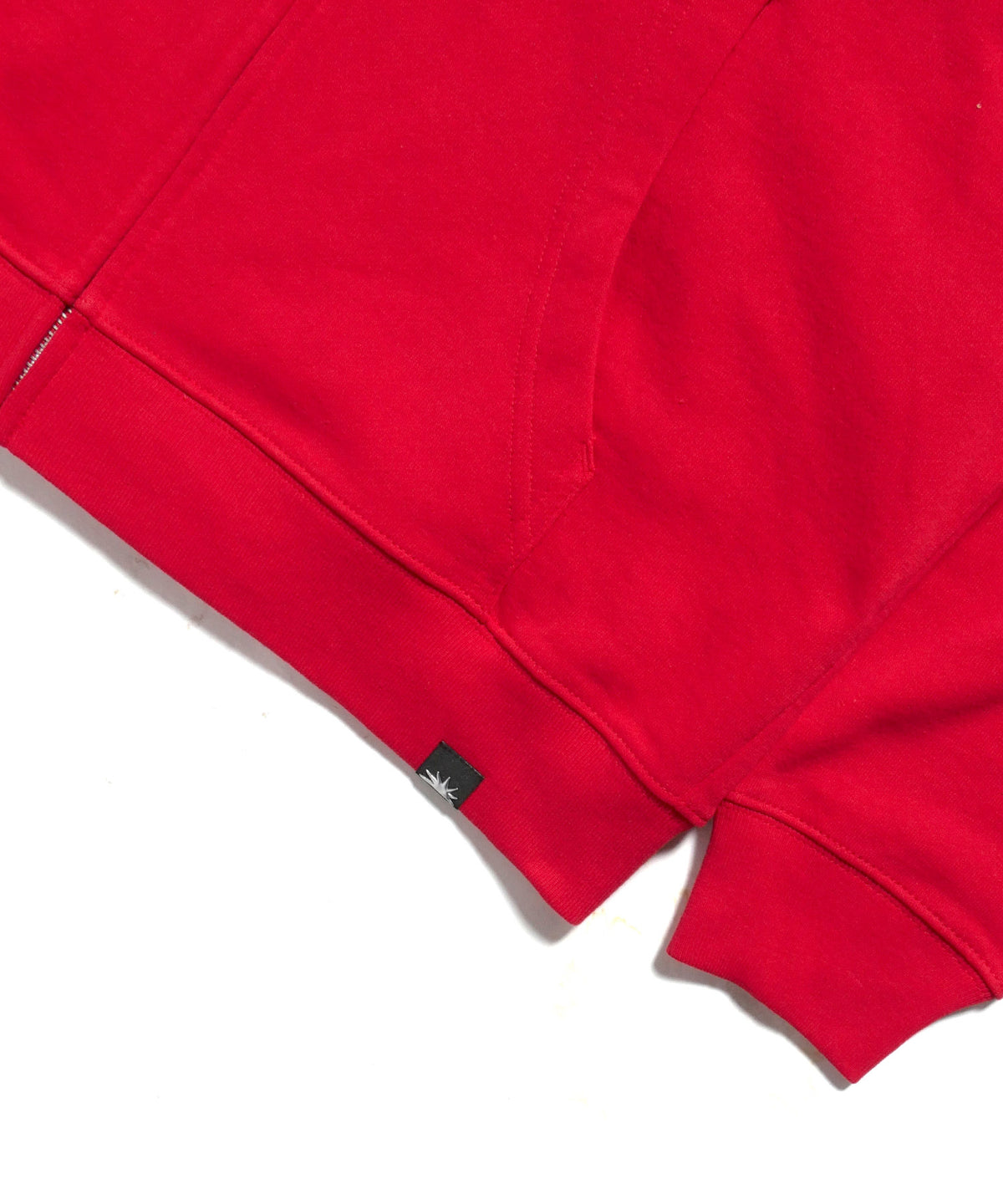 SCRIPT LOGO ZIP PARKA -RED-