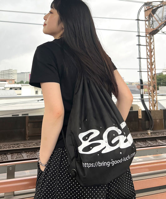 LOGO KNAPSACK -BLACK-