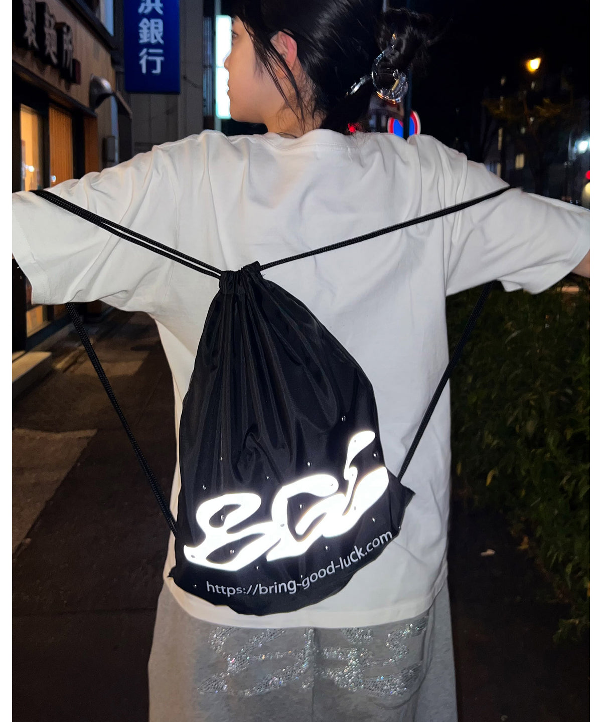 LOGO KNAPSACK -BLACK-