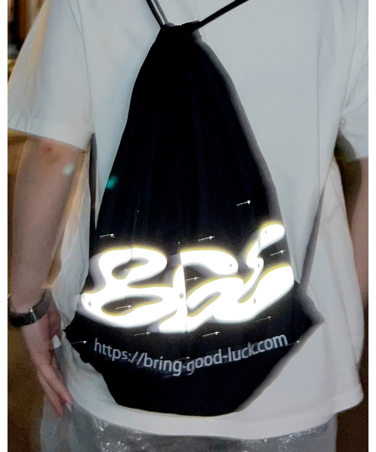 LOGO KNAPSACK -BLACK-