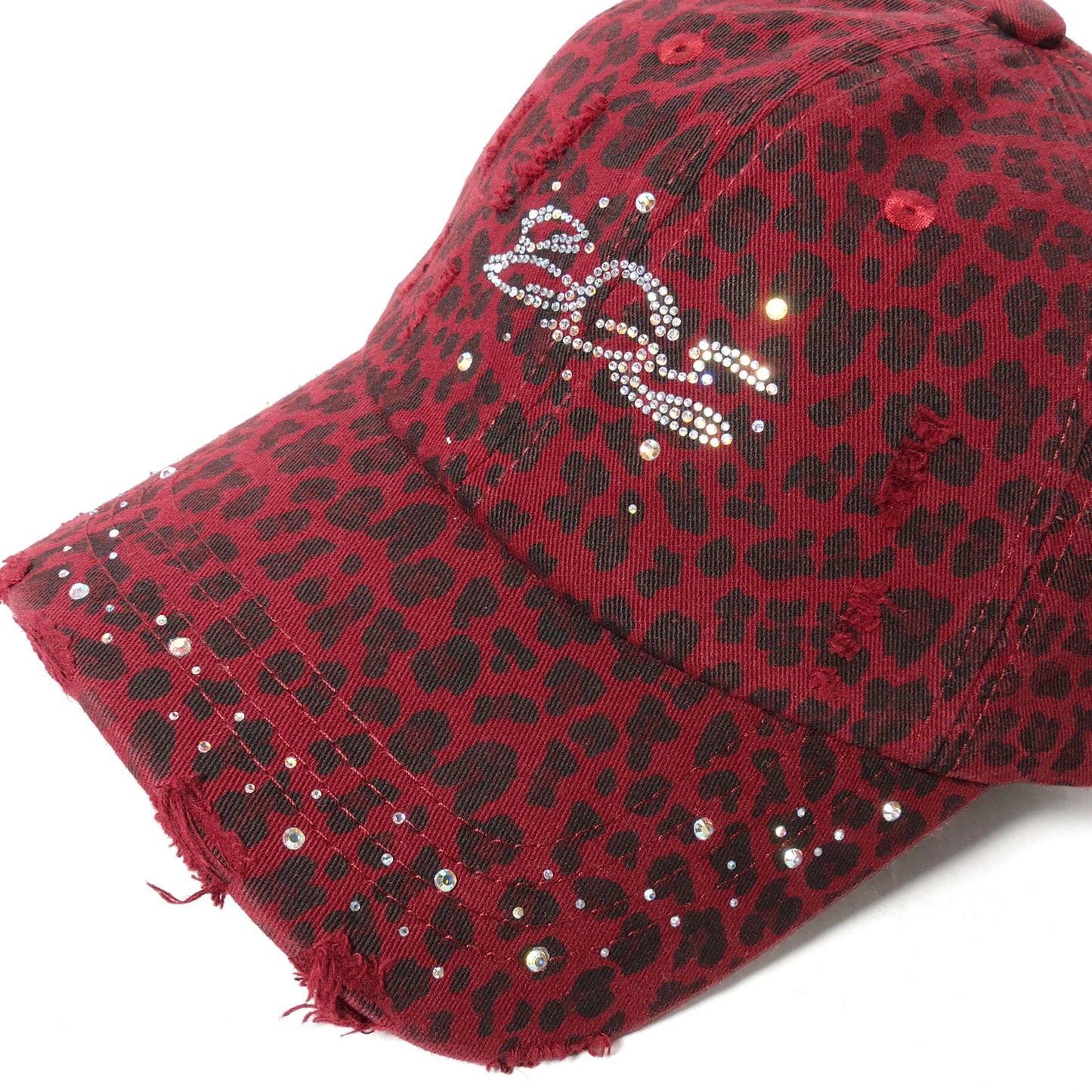 LEOPARD CAP -RED-