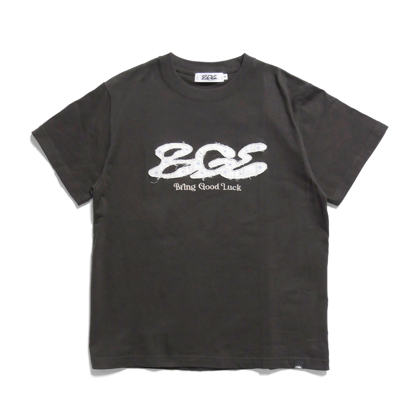 RAW EDGE LOGO TEE -CHARCOAL-