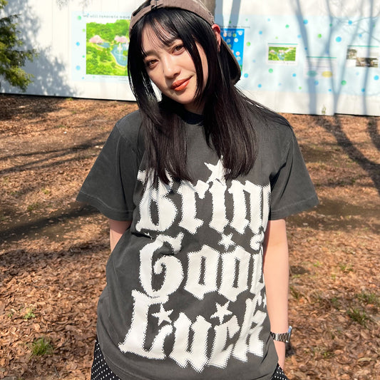 BIG LOGO TEE -BLACK-