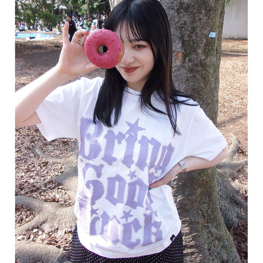 BIG LOGO TEE -WHITE-