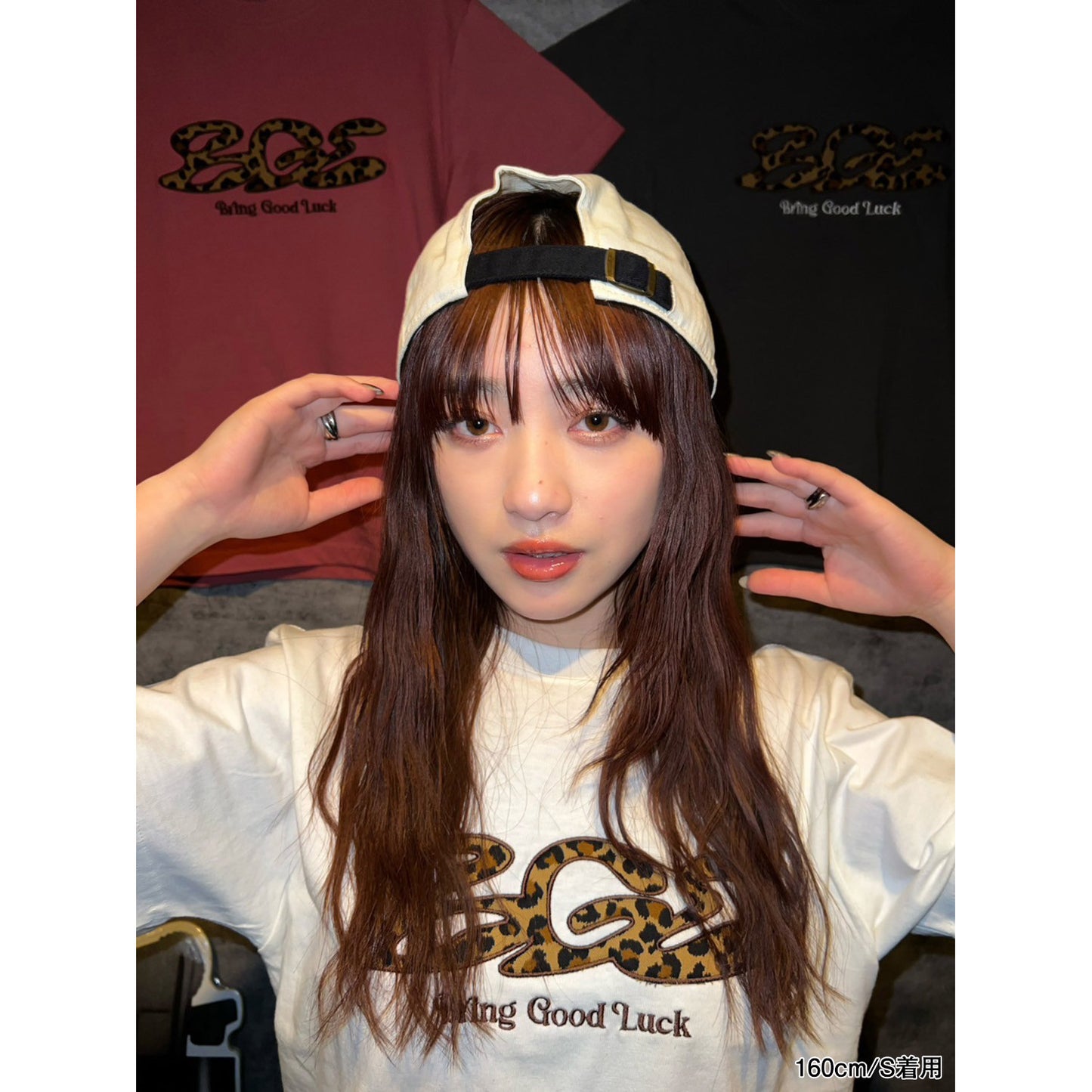 LEOPARD LOGO TEE -OFF WHITE-