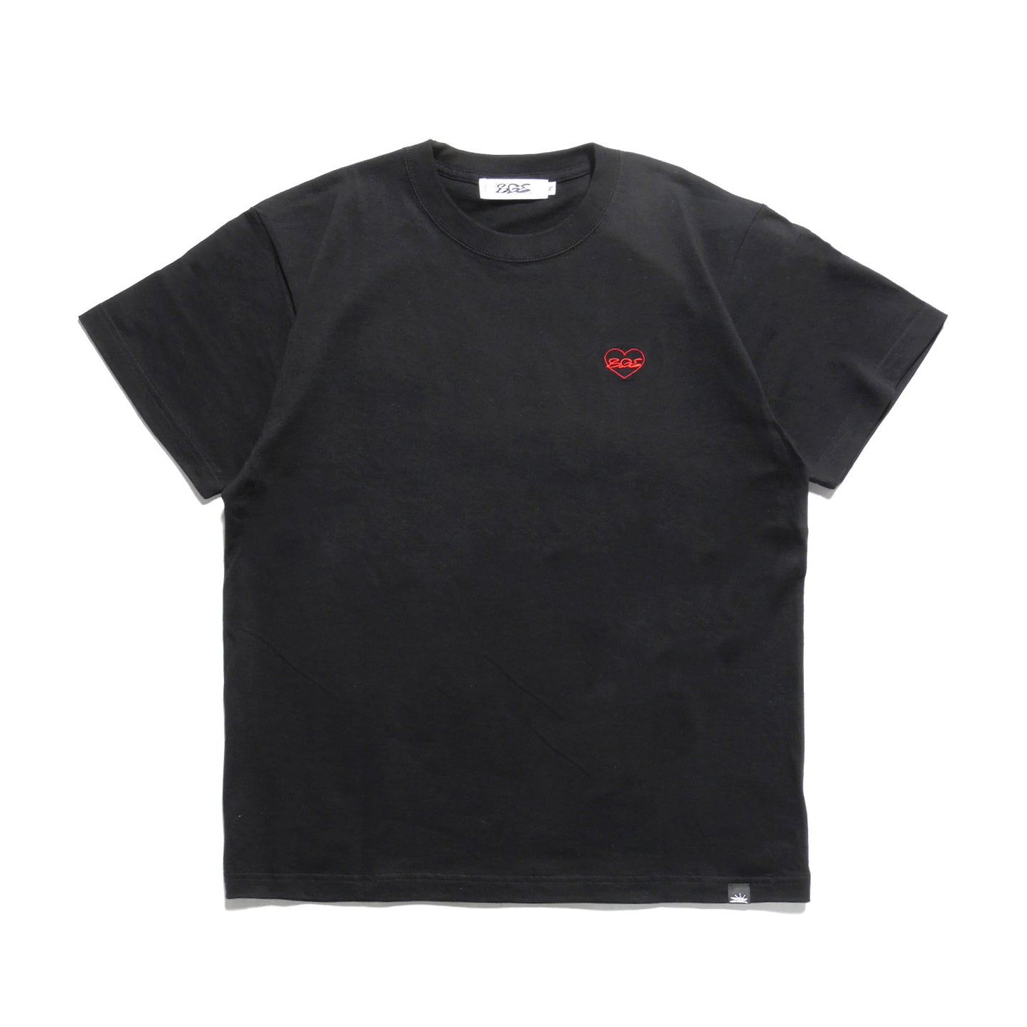 RETRO HEART TEE -BLACK-