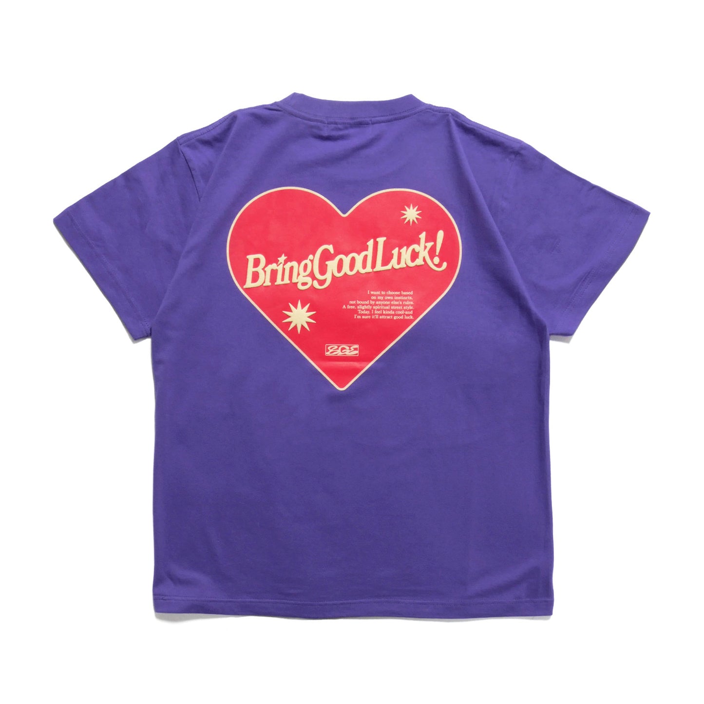 RETRO HEART TEE -PURPLE-