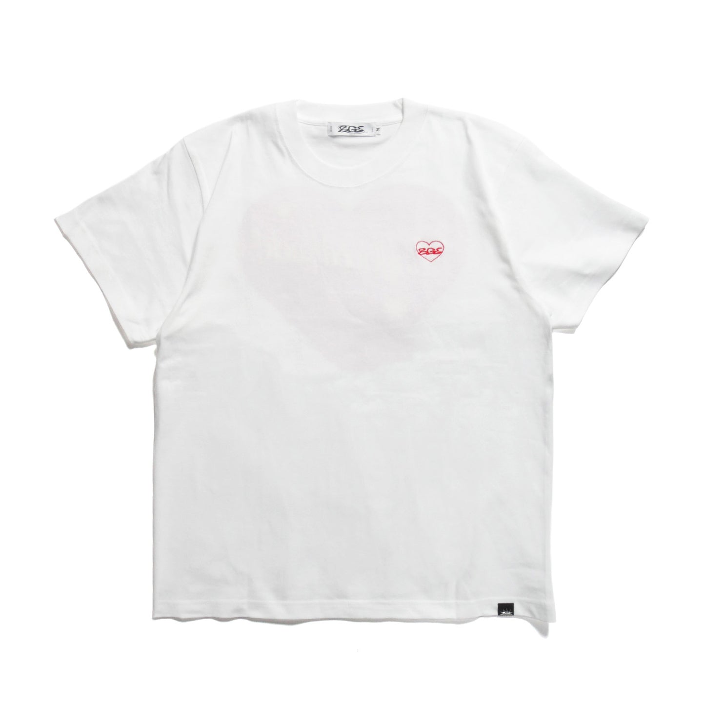 RETRO HEART TEE -WHITE-